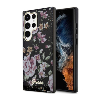 Guess Flower Collection - Samsung Galaxy S23 Ultra Case (black)