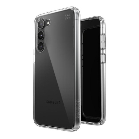 Speck Presidio Perfect-Clear - Samsung Galaxy S23+ Case with MICROBAN Coating (Clear)