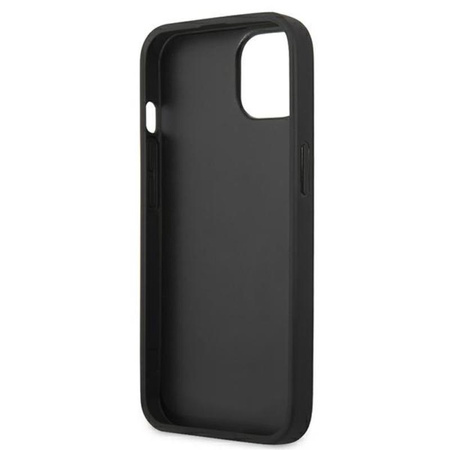 Guess Saffiano 4G Big Silver Logo - Etui iPhone 13 mini (szary)
