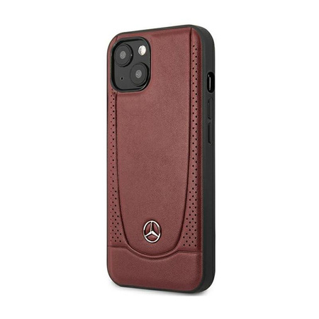 Mercedes Leder Urban Line - iPhone 15 Tasche (rot)