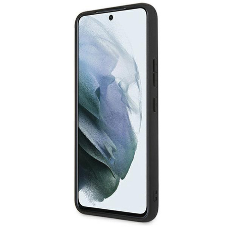 Karl Lagerfeld Saffiano Ikonik Karl`s Head - Etui Samsung Galaxy S22 (srebrny)