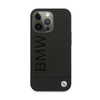 BMW Signature Logo Imprint - Coque pour iPhone 13 Pro Max (Noir)