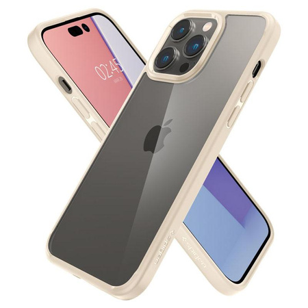 Spigen Ultra Hybrid - Etui do iPhone 14 Pro (Beżowy)