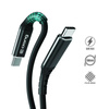 Crong Armor Link - 60W PD 3A kabel USB-C na USB-C 150 cm (černý)