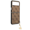 Guess 4G Charms Collection - tok Samsung Galaxy Z Flip 4 készülékhez (barna)