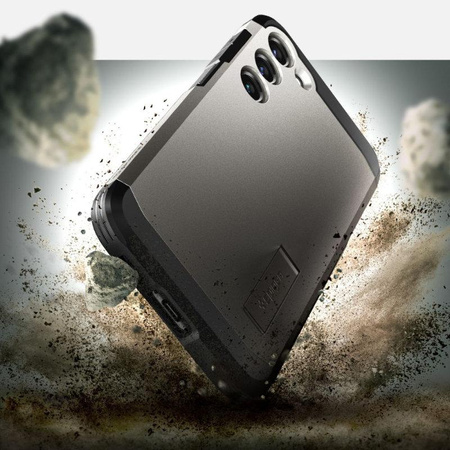 Spigen Tough Armor - Gehäuse für Samsung Galaxy S23 (Gunmetal)