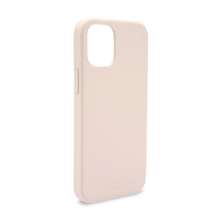 PURO ICON Cover - Etui iPhone 12 Mini z ochroną antybakteryjną (piaskowy róż)