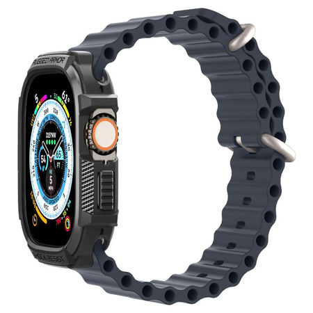 Spigen Rugged Armor - Obudowa do Apple Watch Ultra 49 mm (czarny)