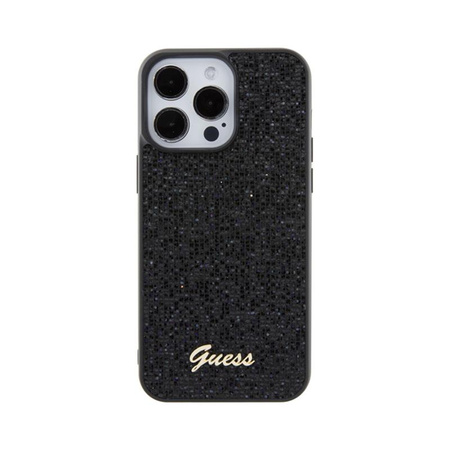 Guess Disco Metal Script - iPhone 15 Pro Max Case (black)