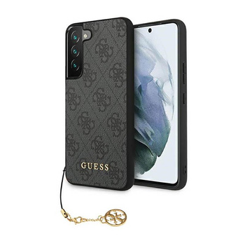 Kolekce Guess 4G Charms - pouzdro pro Samsung Galaxy S23 (šedé)