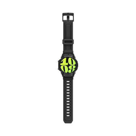 Spigen Rugged Armor Pro - řemínek + pouzdro pro Samsung Galaxy Watch 7 40 mm (matně černé)