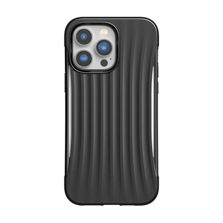 X-Doria Raptic Clutch - Biologisch abbaubare Hülle für iPhone 14 Pro Max (Falltest 3m) (Schwarz)
