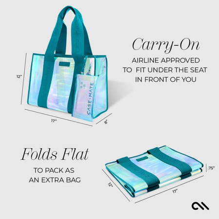 Case-Mate Large Travel Tote Bag – funkcjonalna torba z efektem holo