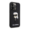 Karl Lagerfeld 3D gumové pouzdro NFT Ikonik - iPhone 14 Pro (černé)
