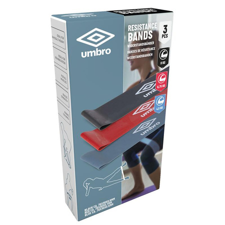Umbro - Sada posilovacích gum 3 ks.