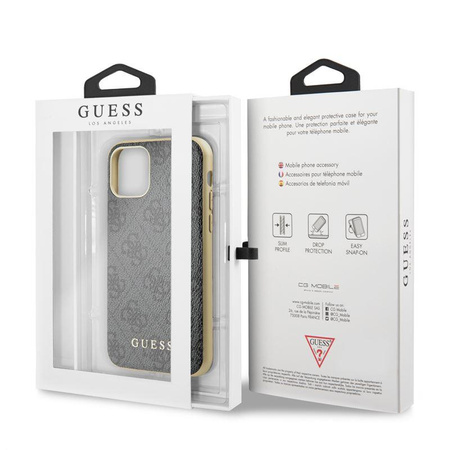 Guess 4G Charms Kollektion - iPhone 11 Pro Tasche (grau)