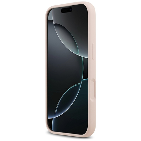 Karl Lagerfeld Silicone Karl & Choupette Ring MagSafe - Pouzdro iPhone 17 (růžová)