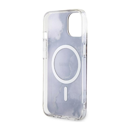Guess Golden Marble MagSafe - Coque iPhone 14 (Violet)
