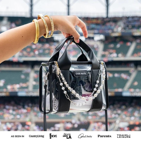 Case-Mate Micro Tote Bag - vodotěsná taška přes rameno (Midnight Black/Clear)