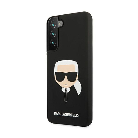 Karl Lagerfeld Silicone Ikonik Karl`s Head - Etui Samsung Galaxy S22+ (czarny)