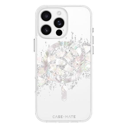 Case-Mate Karat MagSafe - iPhone 16 Pro Max case decorated with mother of pearl (A Touch of Pearl)