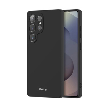 Crong Color Cover - Custodia per Samsung Galaxy S25 Ultra (Nero)