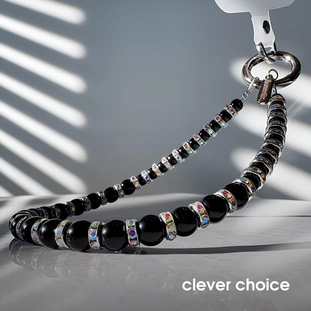 Crong Phone Charm - Přívěsek na šňůrku s telefonem (Midnight Beads)