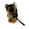 DEUTSCHER SCHAFHUND PLUS MASCOT, Realistischer Hund mit Leine