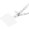 Case-Mate Link Chain Phone Wristlet - Universal Phone Lanyard (Silver Pearl)