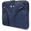 BMW Nylon Pockets & Metal Logo - 14" Notebook Case (Navy Blue)