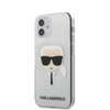 Karl Lagerfeld Head - Coque pour iPhone 12 Mini (Transparente)