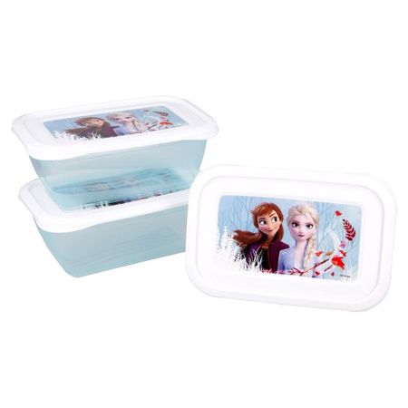 Frozen 2 - Zestaw pojemników na żywność 540ml (3szt.)