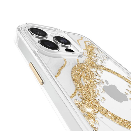 Case-Mate Karat Granite MagSafe – Etui do iPhone 16 Pro Max z 24K złotem
