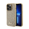 Guess Disco Metal Script - iPhone 15 Pro Case (Gold)