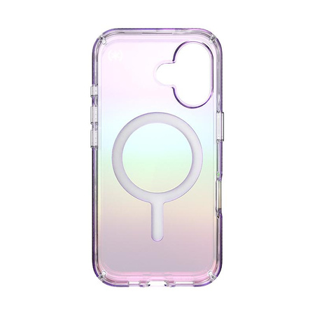 Speck Presidio2 Lux MagSafe - iPhone 16 Case (Amazing Purple / Clear)