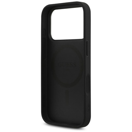 ETUI DO IPHONE 17 PRO do MAGSAFE GUESS CZARNE ORYGINALNE ELEGANCKIE MODNE