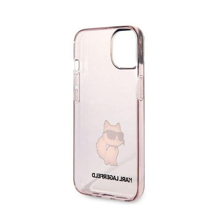 Karl Lagerfeld IML NFT Choupette - pouzdro pro iPhone 14 Plus (růžové)