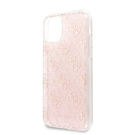 Guess 4G Glitter - iPhone 11 Pro tok (rózsaszín)