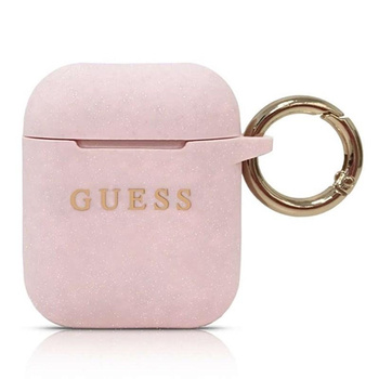 Guess Silikonhülle - AirPods-Hülle (Rosa)