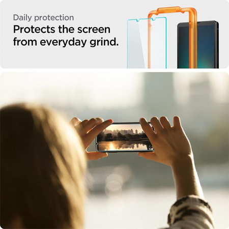 Spigen Alm Glas.TR 2-Pack - Tvrzené sklo pro Sony Xperia 5 V (čiré)