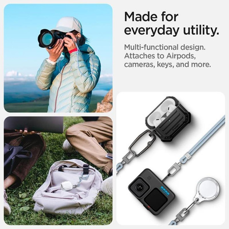 Spigen Universal Strap Set Crossbody & Wrist - Váll + csuklótelefon szíj (Mute Blue)