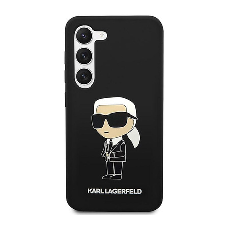 Karl Lagerfeld szilikon NFT Ikonik - Samsung Galaxy S23+ tok (fekete)