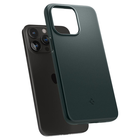 Spigen Thin Fit - Etui do iPhone 15 Pro (Zielony)