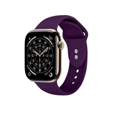 Crong Liquid - Pasek do Apple Watch 38/40/41/42 mm (śliwkowy)