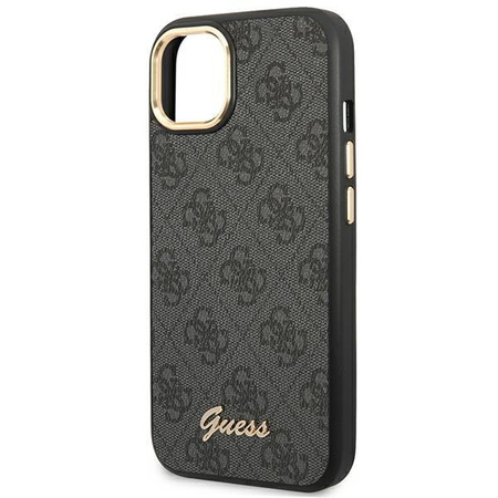 Guess 4G Metal Camera Outline Case - iPhone 14 Plus Case (Black)