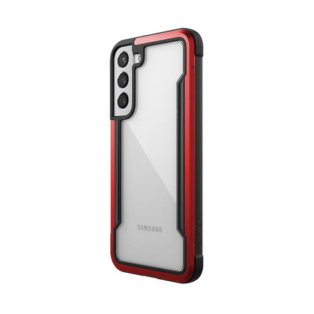 X-Doria Raptic Shield Pro - Tasche Samsung Galaxy S22+ 5G (antimikrobieller Schutz) (Rot)