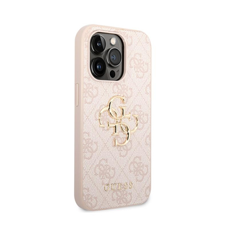 Guess 4G Big Metal Logo - Tasche für iPhone 15 Pro (Pink)