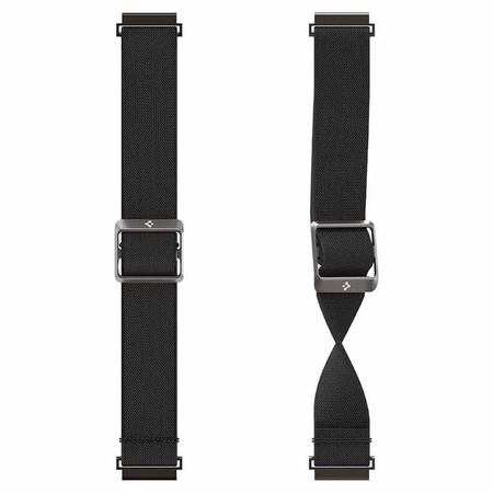 Spigen Fit Lite Band - řemínek pro Samsung Galaxy Watch 4 / 5 / 5 Pro (40 / 42 / 44 / 45 / 46 mm) (černý)