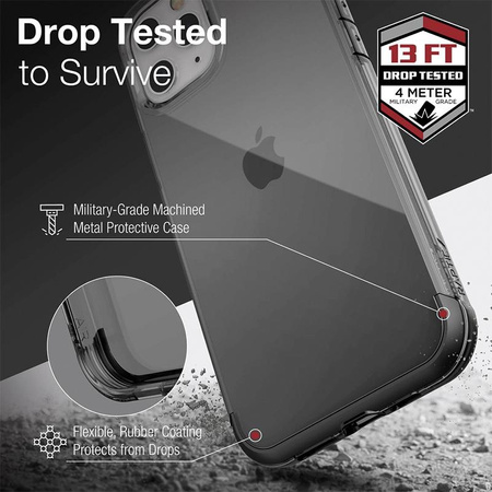 X-Doria Raptic Air - Etui iPhone 13 Pro (Drop Tested 4m) (Red)