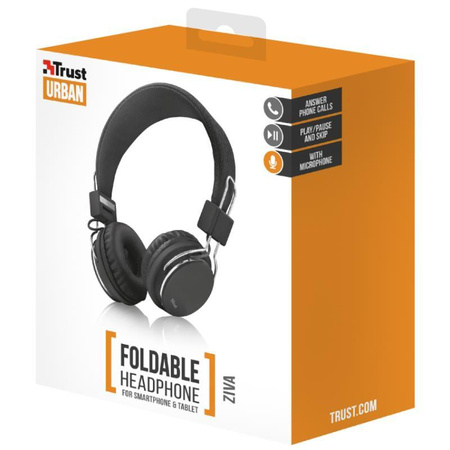 Trust Ziva - Casque intra-auriculaire (noir)